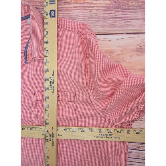 Tommy Bahama Mens Red Gingham Button-Down Shirt XXL - Picture 7 of 7